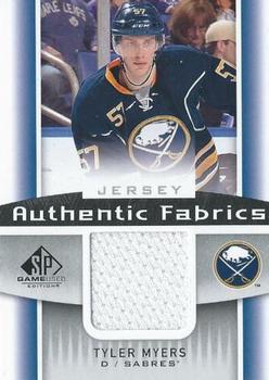 2013-14 SP Game Used - Authentic Fabrics #AF-TM Tyler Myers Front