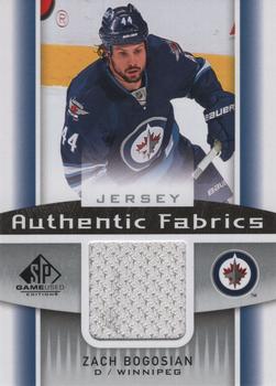 2013-14 SP Game Used - Authentic Fabrics #AF-ZB Zach Bogosian Front