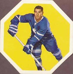 1963-64 York Peanut Butter (White Back) #18 Bob Pulford Front
