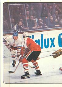1979 Panini Hockey Stickers #31 Canada vs. Czechoslovakia Front