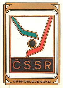 1979 Panini Hockey Stickers #40 Czechoslovakia Logo Front