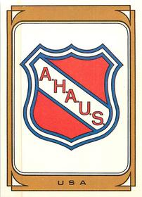 1979 Panini Hockey Stickers #43 USA Logo Front