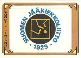 1979 Panini Hockey Stickers #46 Finland Logo Front