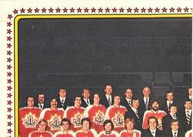 1979 Panini Hockey Stickers #48 Team Canada Front