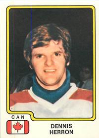 1979 Panini Hockey Stickers #52 Denis Herron Front