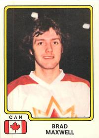 1979 Panini Hockey Stickers #56 Brad Maxwell Front