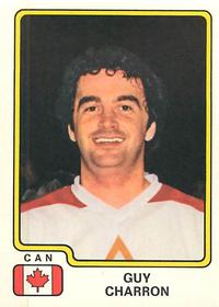 1979 Panini Hockey Stickers #62 Guy Charron Front
