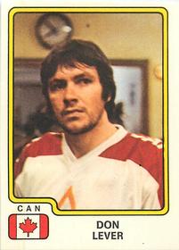 1979 Panini Hockey Stickers #65 Don Lever Front