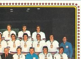 1979 Panini Hockey Stickers #71 Team Czechoslovakia Front