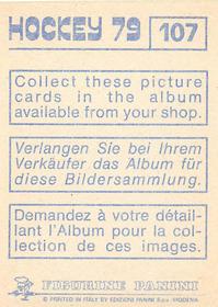 1979 Panini Hockey Stickers #107 Alois Schloder Back