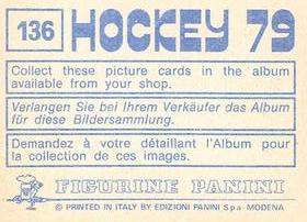 1979 Panini Hockey Stickers #136 Team USSR Back