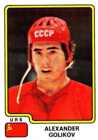 1979 Panini Hockey Stickers #154 Aleksandr Golikov Front
