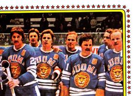 1979 Panini Hockey Stickers #159 Team Finland Front