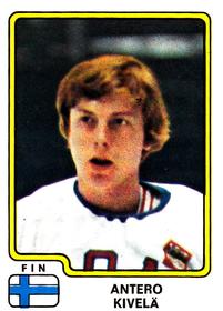 1979 Panini Hockey Stickers #163 Antero Kivelä Front