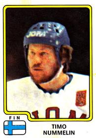 1979 Panini Hockey Stickers #165 Timo Nummelin Front