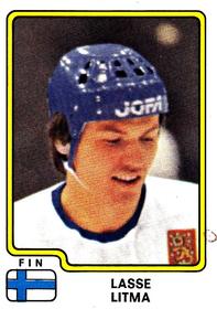 1979 Panini Hockey Stickers #169 Lasse Litma Front