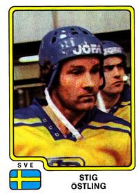 1979 Panini Hockey Stickers #186 Stig Ostling Front