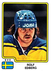1979 Panini Hockey Stickers #194 Rolf Edberg Front