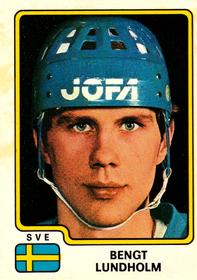 1979 Panini Hockey Stickers #197 Bengt Lundholm Front