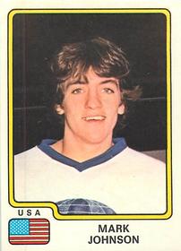 1979 Panini Hockey Stickers #213 Mark Johnson Front