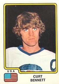 1979 Panini Hockey Stickers #214 Curt Bennett Front