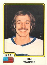 1979 Panini Hockey Stickers #221 Jim Warner Front