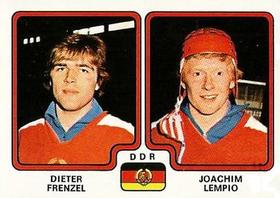 1979 Panini Hockey Stickers #251 Dieter Frenzel / Joachim Lempio Front