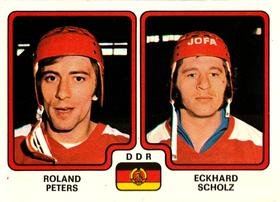 1979 Panini Hockey Stickers #254 Roland Peters / Eckhard Scholz Front