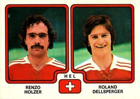 1979 Panini Hockey Stickers #262 Renzo Holzer / Roland Dellsperger Front
