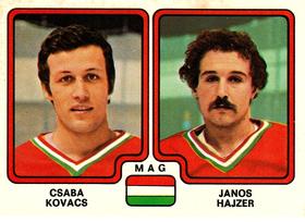 1979-80 Panini World Championship Stickers #268 Csaba Kovacs / Janos Hajzer Front