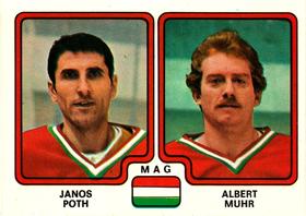 1979 Panini Hockey Stickers #272 Janos Poth / Albert Muhr Front
