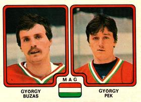 1979 Panini Hockey Stickers #273 Gyorgy Buzas / Gyorgy Pek Front