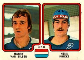 1979 Panini Hockey Stickers #276 Harry van Bilsen / Henk Krikke Front