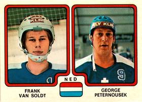 1979 Panini Hockey Stickers #277 Frank van Soldt / George Peternousek Front