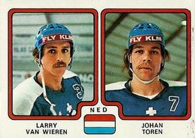 1979 Panini Hockey Stickers #279 Larry van Wieren / Johan Toren Front