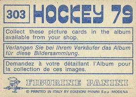 1979 Panini Hockey Stickers #303 Franz Schilcher / Fritz Prohaska Back