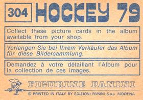 1979 Panini Hockey Stickers #304 Pentti Hyytiainen / Othmar Russ Back