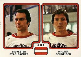 1979 Panini Hockey Stickers #305 Silvester Staribacher / Walter Schneider Front