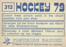 1979 Panini Hockey Stickers #313 Elod Antal / Sandor Gal Back