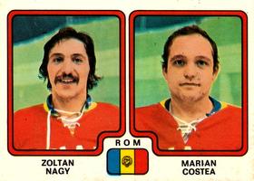1979 Panini Hockey Stickers #317 Zoltan Nagy / Marian Costea Front