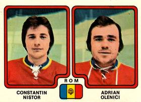 1979 Panini Hockey Stickers #318 Constantin Nistor / Adrian Olenici Front