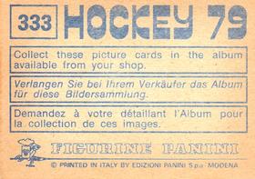 1979 Panini Hockey Stickers #333 Belgium Logo Back