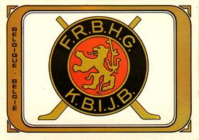 1979 Panini Hockey Stickers #333 Belgium Logo Front
