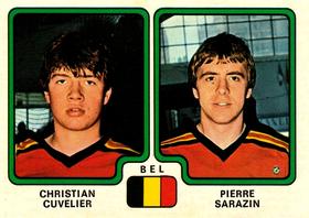 1979 Panini Hockey Stickers #341 Christian Cuvelier / Pierre Sarazin Front