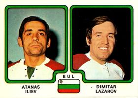 1979 Panini Hockey Stickers #347 Atanas Iliev / Dimitri Lazarov Front