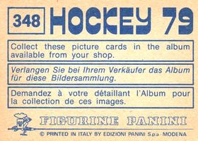 1979 Panini Hockey Stickers #348 Georgi Iliev / Dimo Krastinov Back