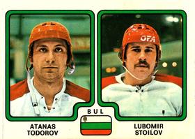 1979 Panini Hockey Stickers #351 Atanas Todorov / Ljubomir Stoilov Front