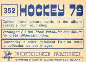 1979 Panini Hockey Stickers #352 Kiril Gerasimov / Marin Batchvarov Back