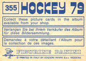 1979 Panini Hockey Stickers #355 Ting Wen Tsui / Yung Ke Yang Back