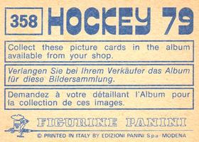 1979 Panini Hockey Stickers #358 Hsi Kiang Chen / Chang Shun Wei Back